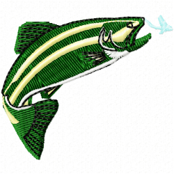Fishes Embroidery Design 7 Fishes Embroidery Design 7
